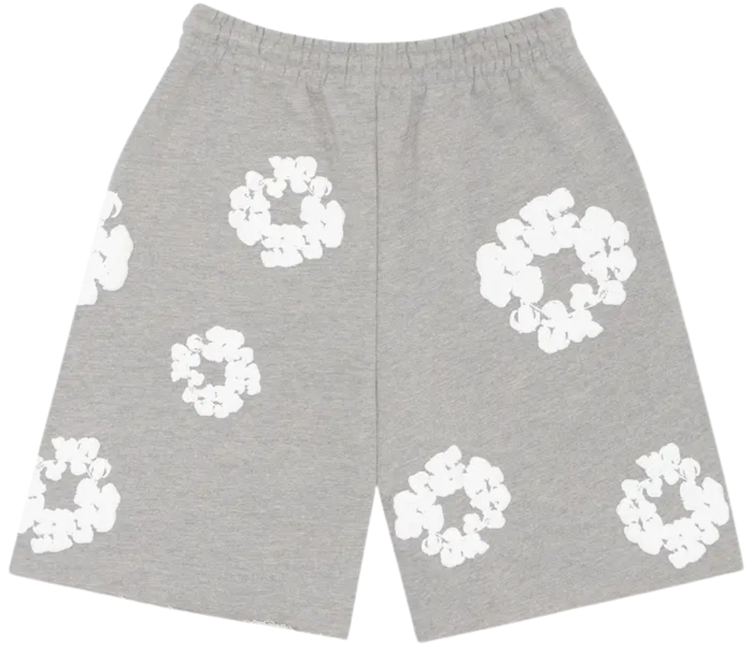 Pantaloni Scurți Denim Tears The Cotton Wreath Gri