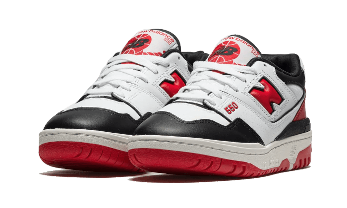550 White Red Black (BB550HR1) - 37 EU - 4.5 US - Black | SOSUKICKS