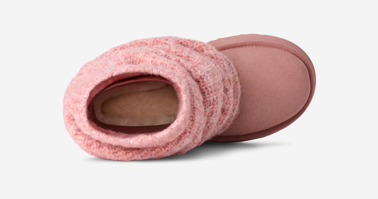 UGG Classic Mini Dipper Legwarmer Boot Pink Dawn (Women's)