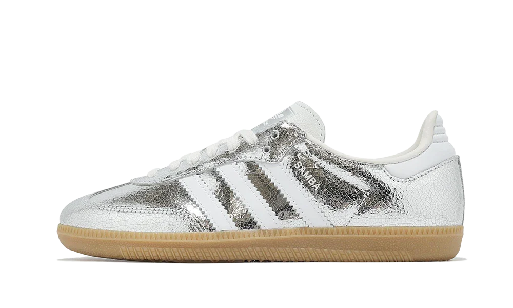 Samba Metallic Cracked Leather (JR0035) - EU 36–46.666666666666664 - Gray | SOSUKICKS