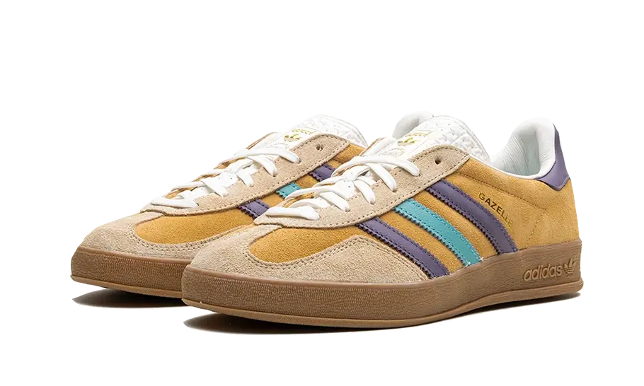 Gazelle Indoor Glow Orange Shadow Violet (IG1636) - 36 2/3 EU - 4.5 US - Purple | SOSUKICKS