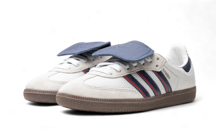 Samba LT Crystal White Dark Blue Gum (IE9169) - 36 2/3 EU - 4.5 US - Blue | SOSUKICKS