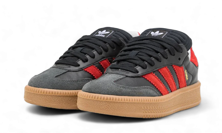 Samba XLG Core Black Better Scarlet (IE9178) - 38 2/3 EU - 6 US - Red | SOSUKICKS