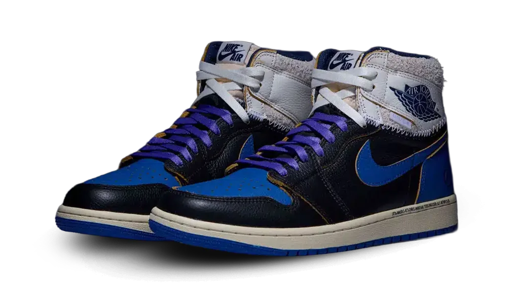 Air Jordan 1 High OG Fragment x Union White Black
