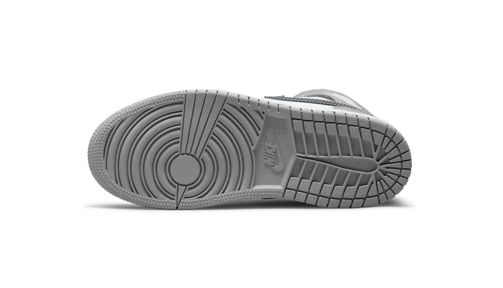 Air Jordan 1 Mid Light Smoke Grey (PS)