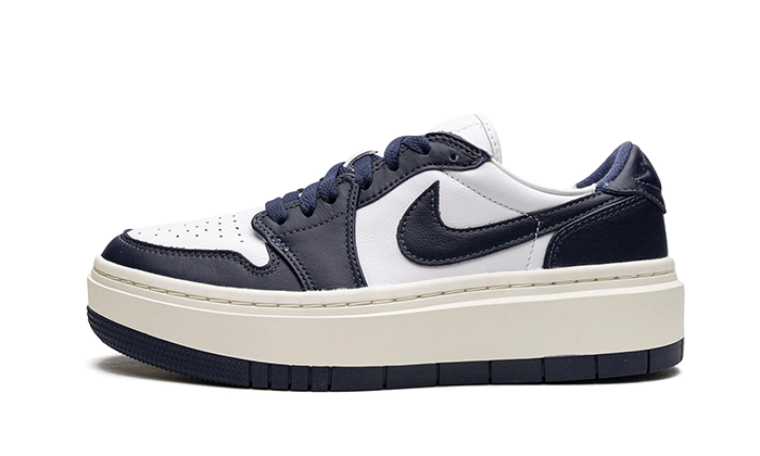 Air Jordan 1 Low Elevate White Midnight Navy Sail (DH7004-141) - EU 35.5–44.5 - Navy | SOSUKICKS