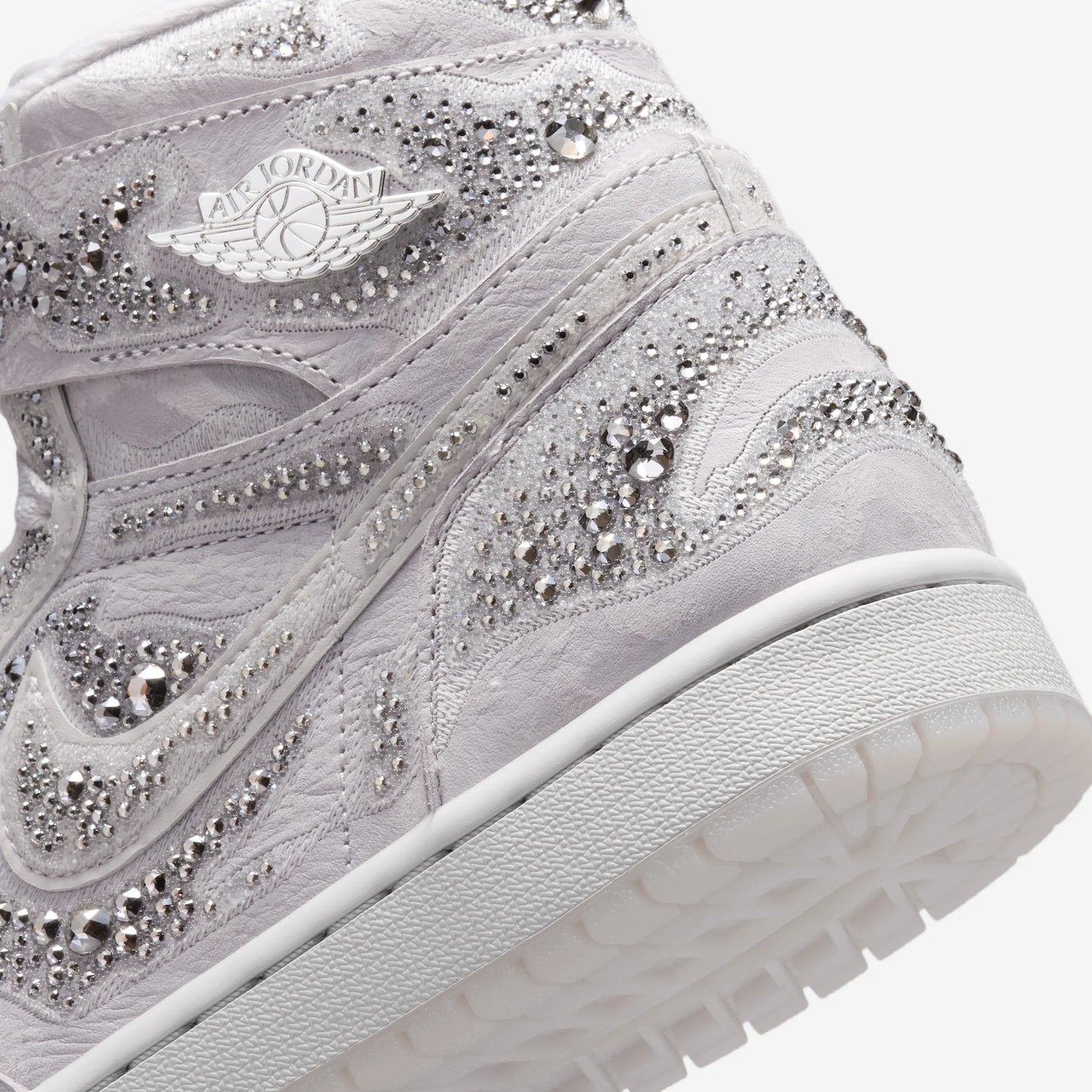 Jordan 1 Retro High OG Swarovski Vast Grey (Women's)