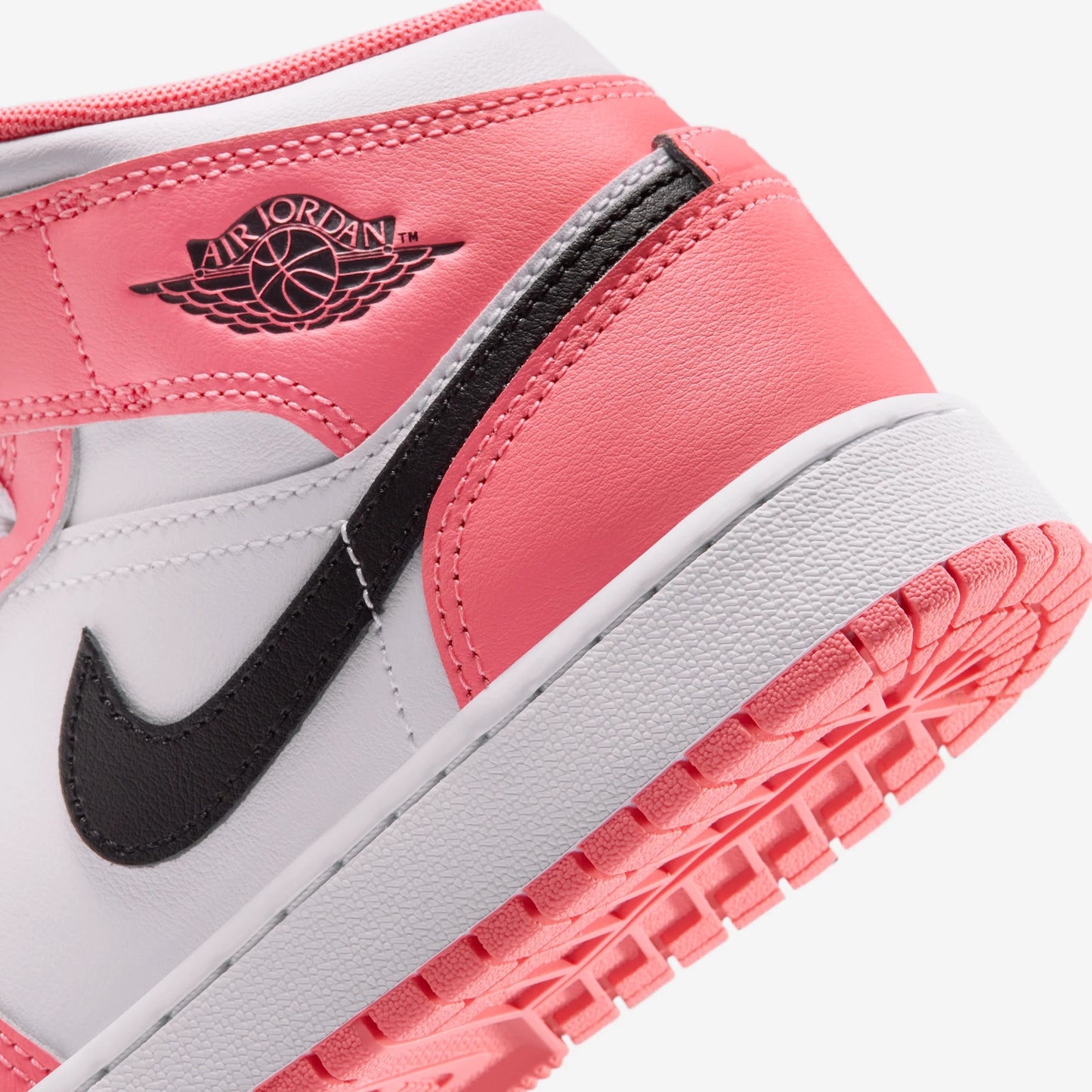 Jordan 1 Mid Pink Gaze (GS)