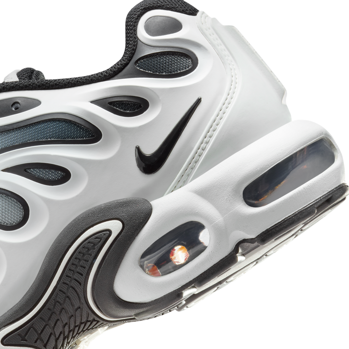 Nike Air Max Plus Drift White Black Metallic Silver