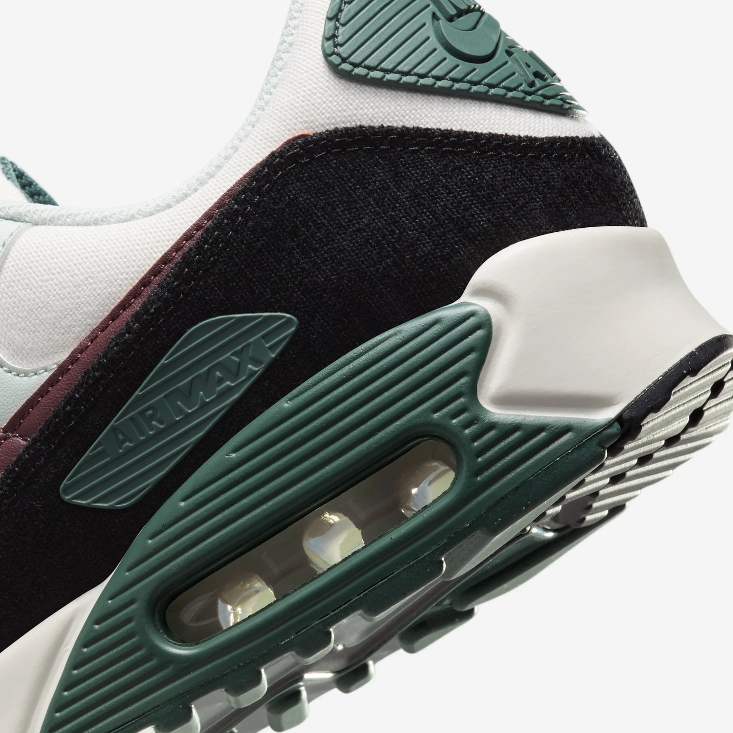 Nike Air Max 90 Burgundy Crush Vintage Green