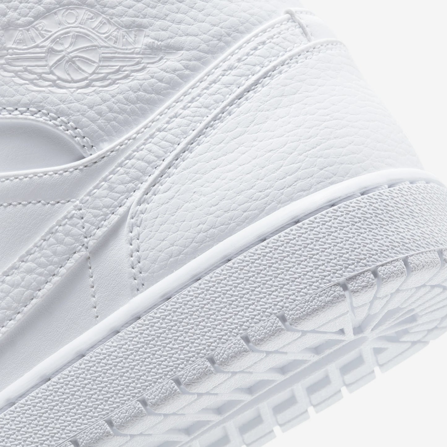 Jordan 1 Mid Triple White 2.0 (2020)