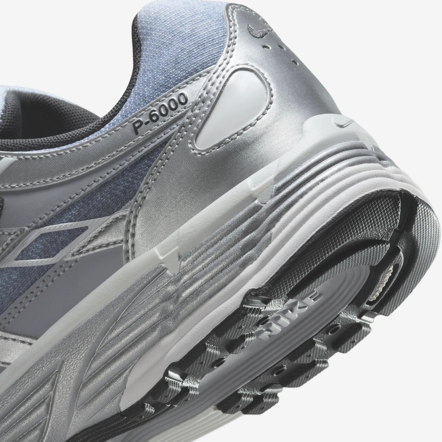 Nike P-6000 Metallic Silver Summit White-Wolf Grey