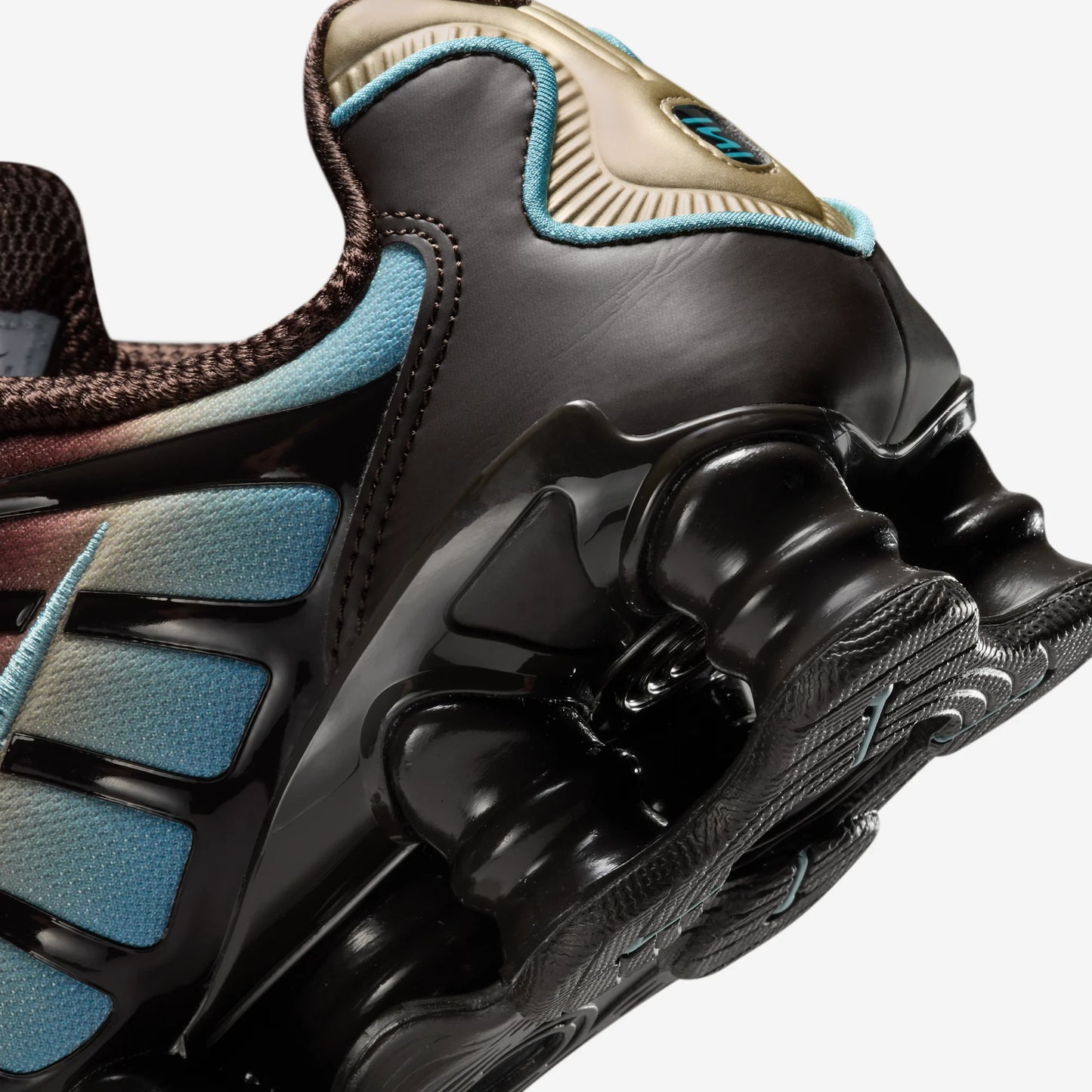 Nike Shox TL Velvet Brown Denim Turquoise (Women's)