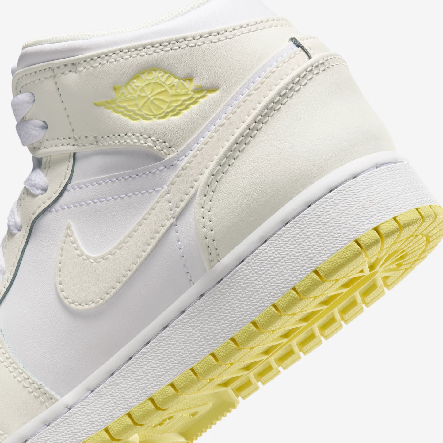 Jordan 1 Mid Sail Light Laser Orange (GS)