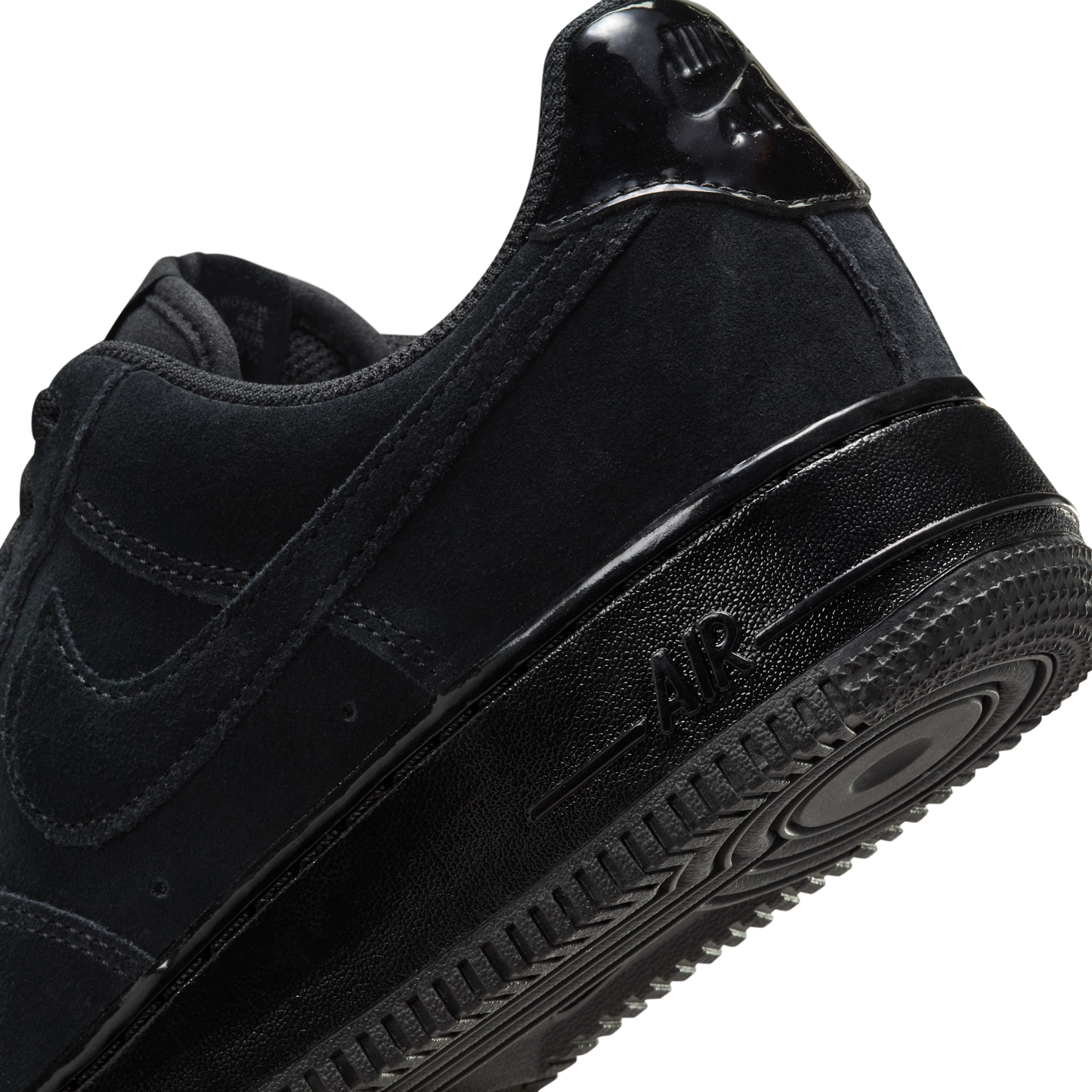 Nike Air Force 1 Low '07 Triple Black Suede (Women's)