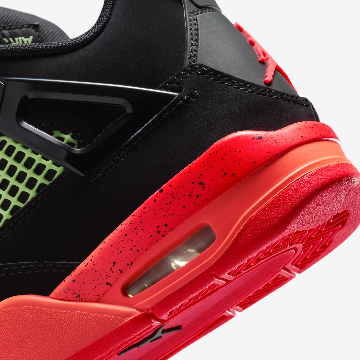 Jordan 4 Retro Black Infrared Barely Volt (GS)