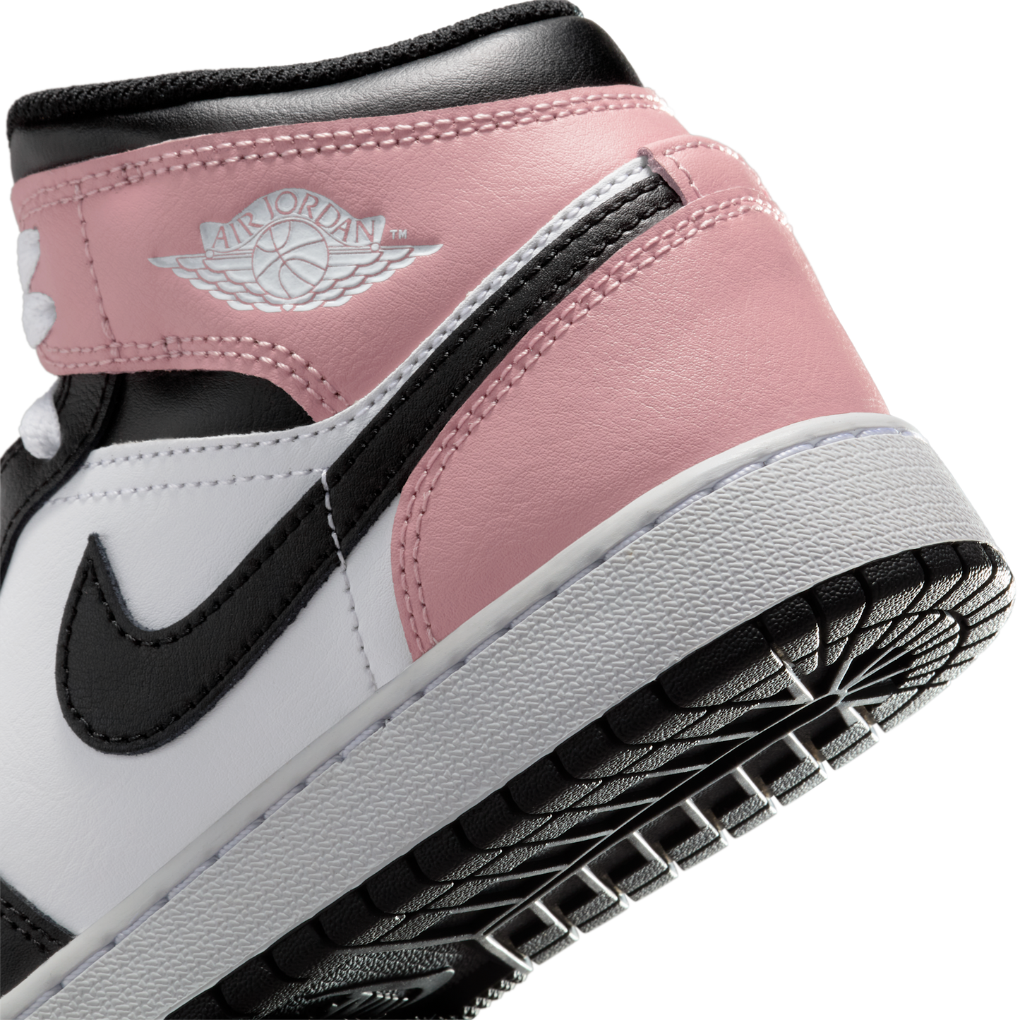 Jordan 1 Mid White Rust Pink Black