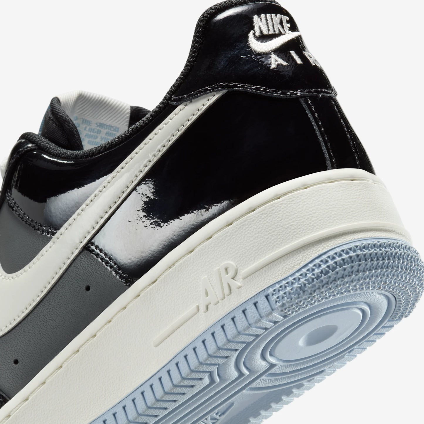 Nike Air Force 1 Low Black Iron Grey Patent