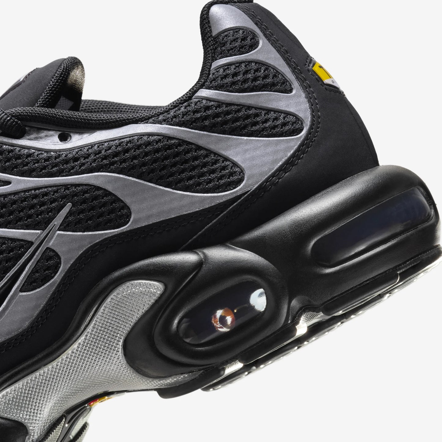 Nike Air Max Plus Premium Black Reflective Silver