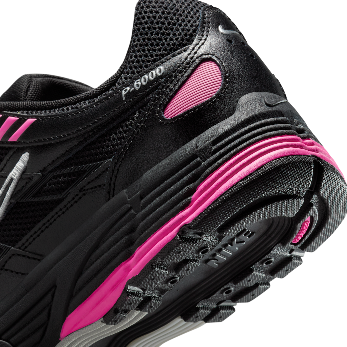 Nike P-6000 Pink Blast Metallic Silver Black