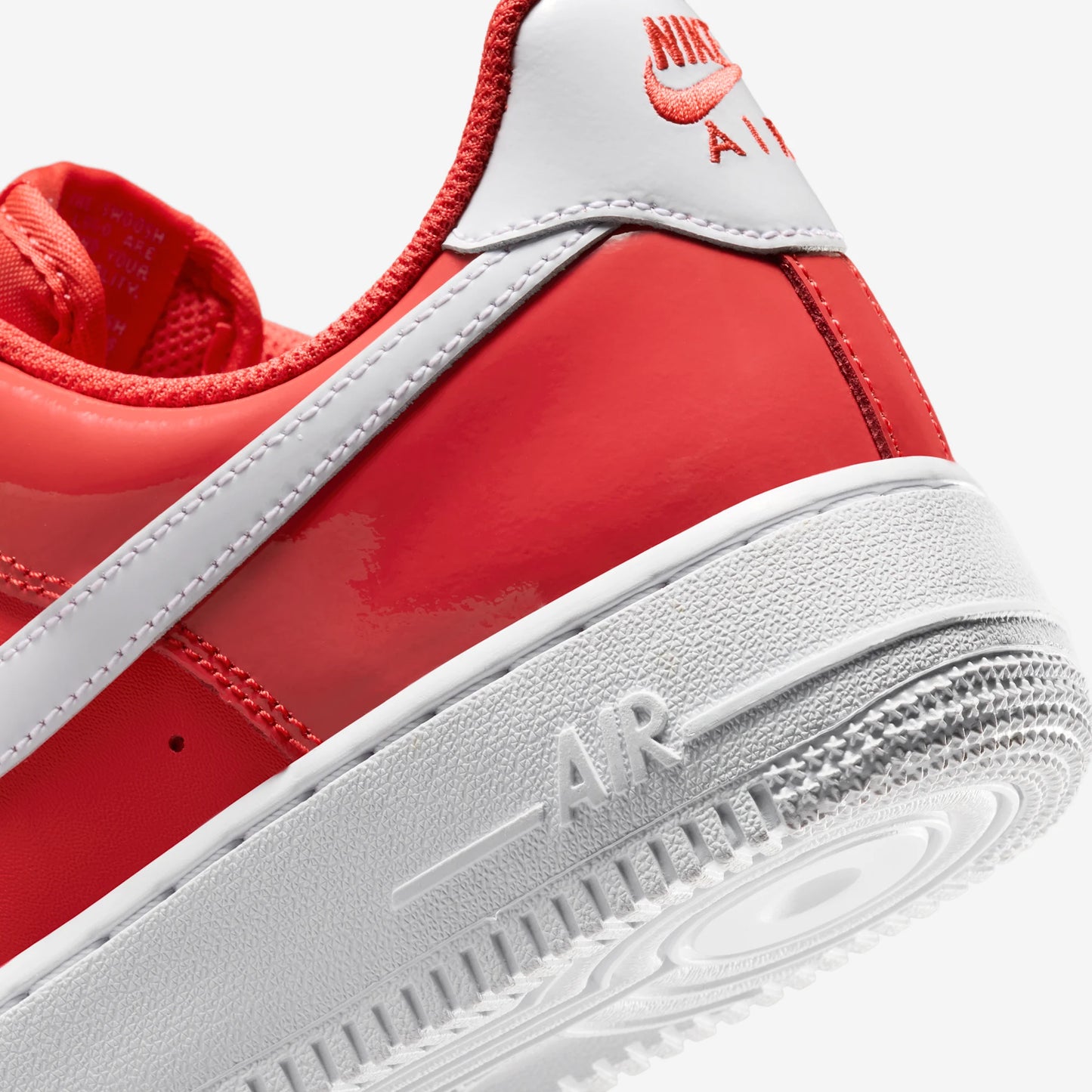 Nike Air Force 1 Low '07 Patent Light Crimson White (Women's)