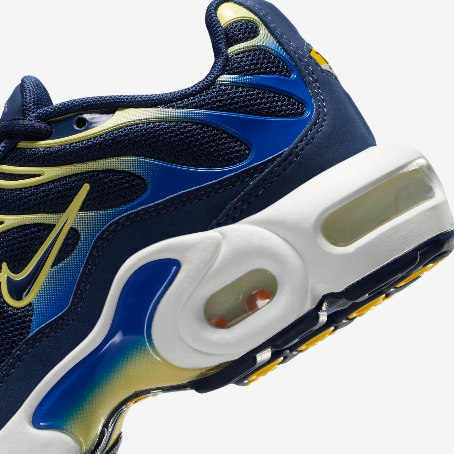 Nike Air Max Plus Midnight Navy Soft Yellow (GS)