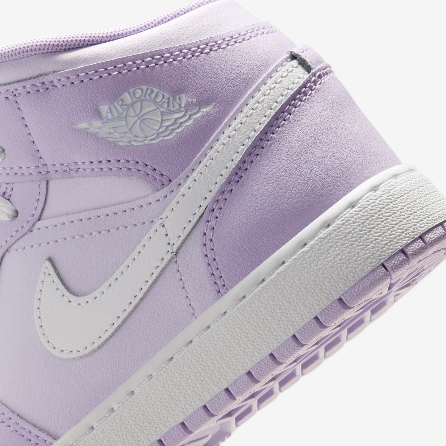 Jordan 1 Mid Violet Mist Barely Grape (GS)
