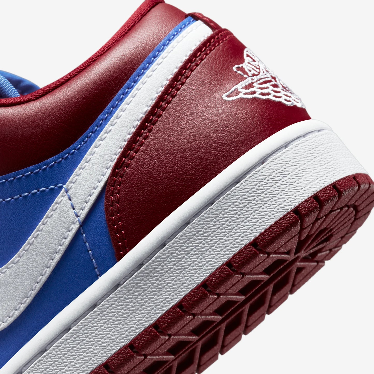 Jordan 1 Low Pomegranate Medium Blue (Women's)