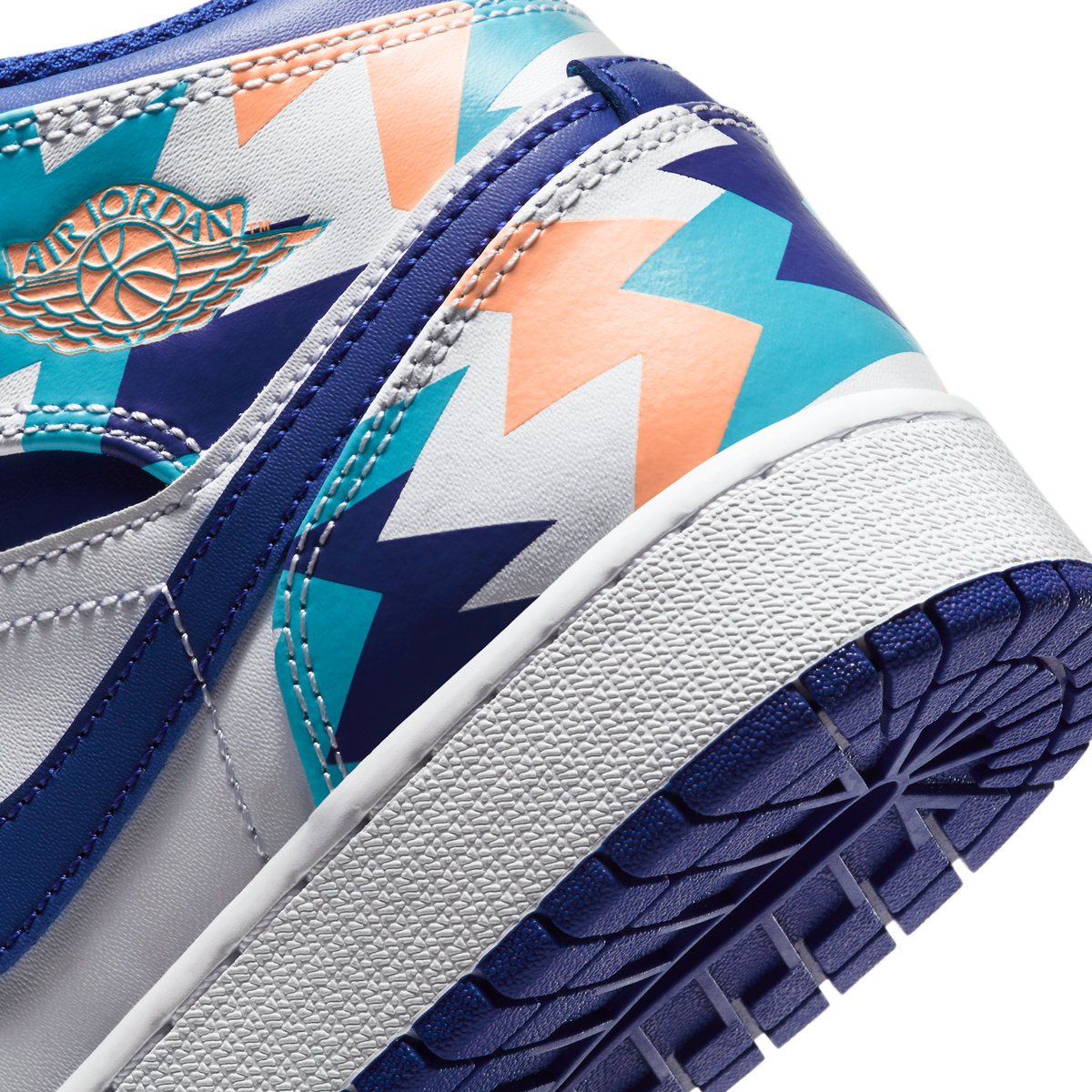 Jordan 1 Mid Geometric Print (GS)