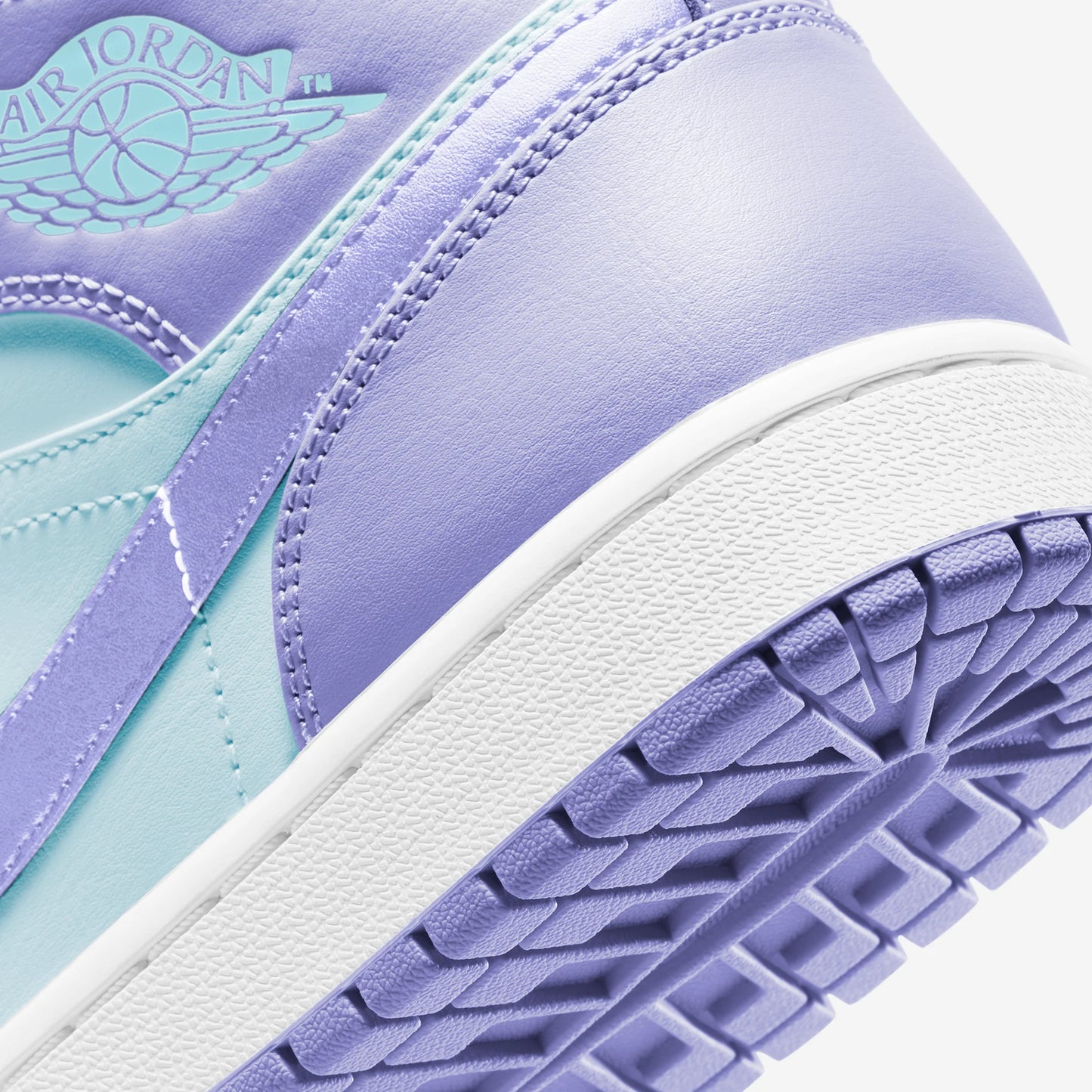 Jordan 1 Mid Purple Aqua