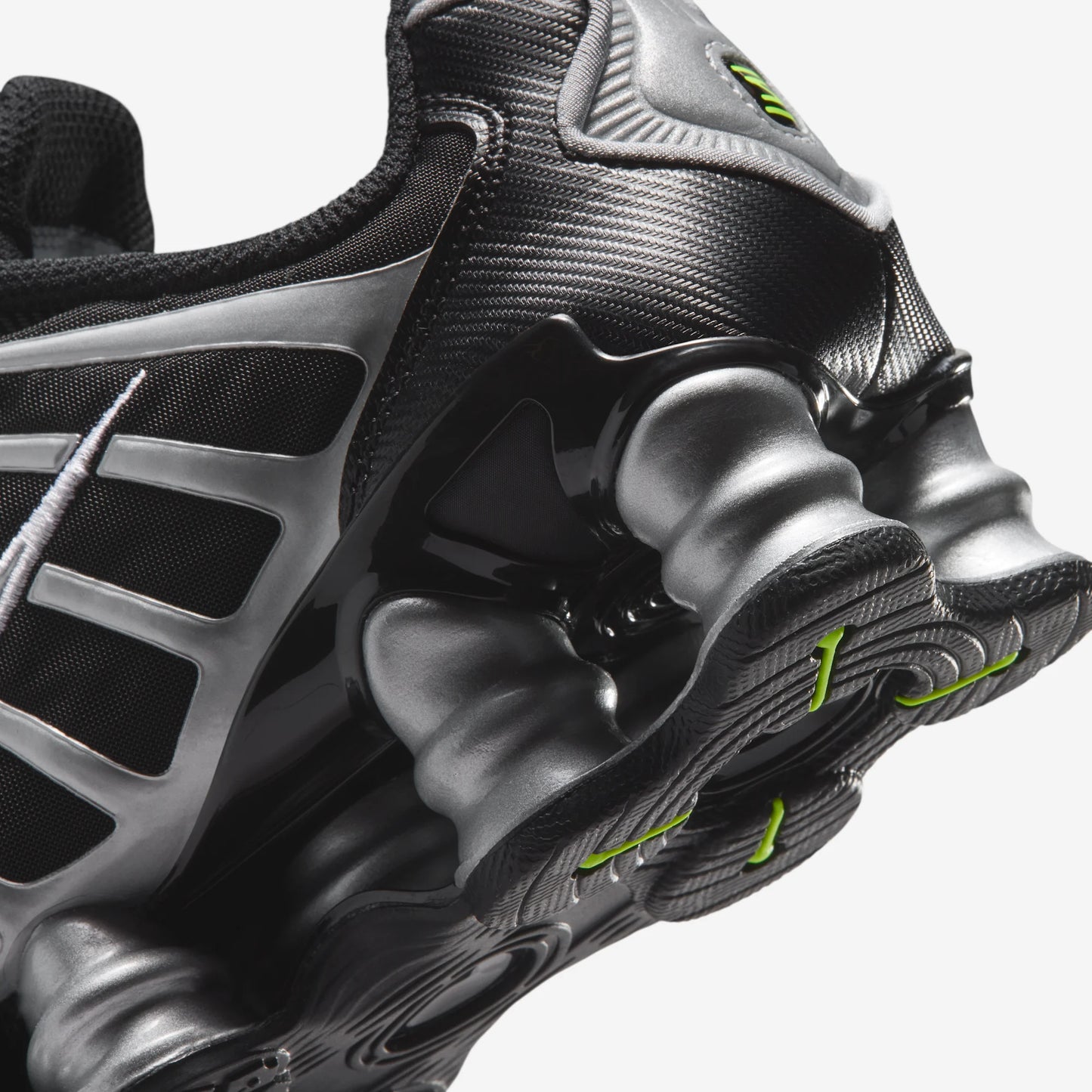 Nike Shox TL Black Volt Metallic Silver (GS)
