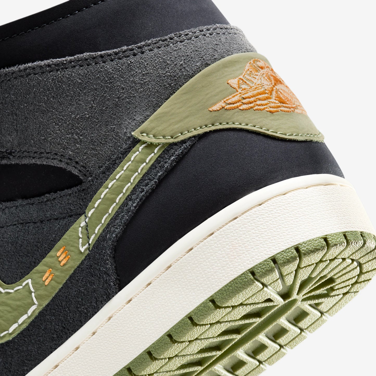 Jordan 1 Mid SE Craft Anthracite Light Olive