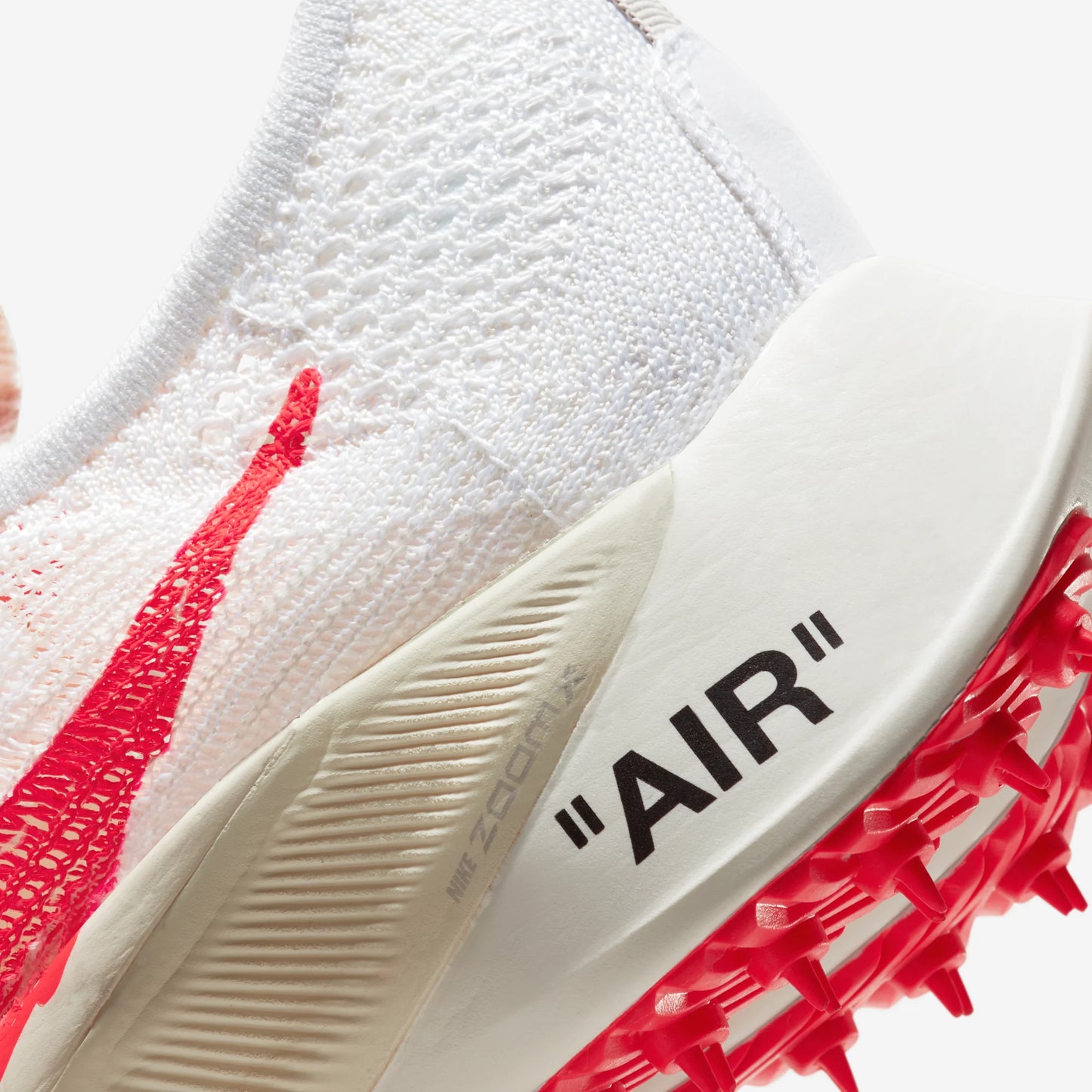 Nike Air Zoom Tempo Next% Flyknit Off White White Solar Red