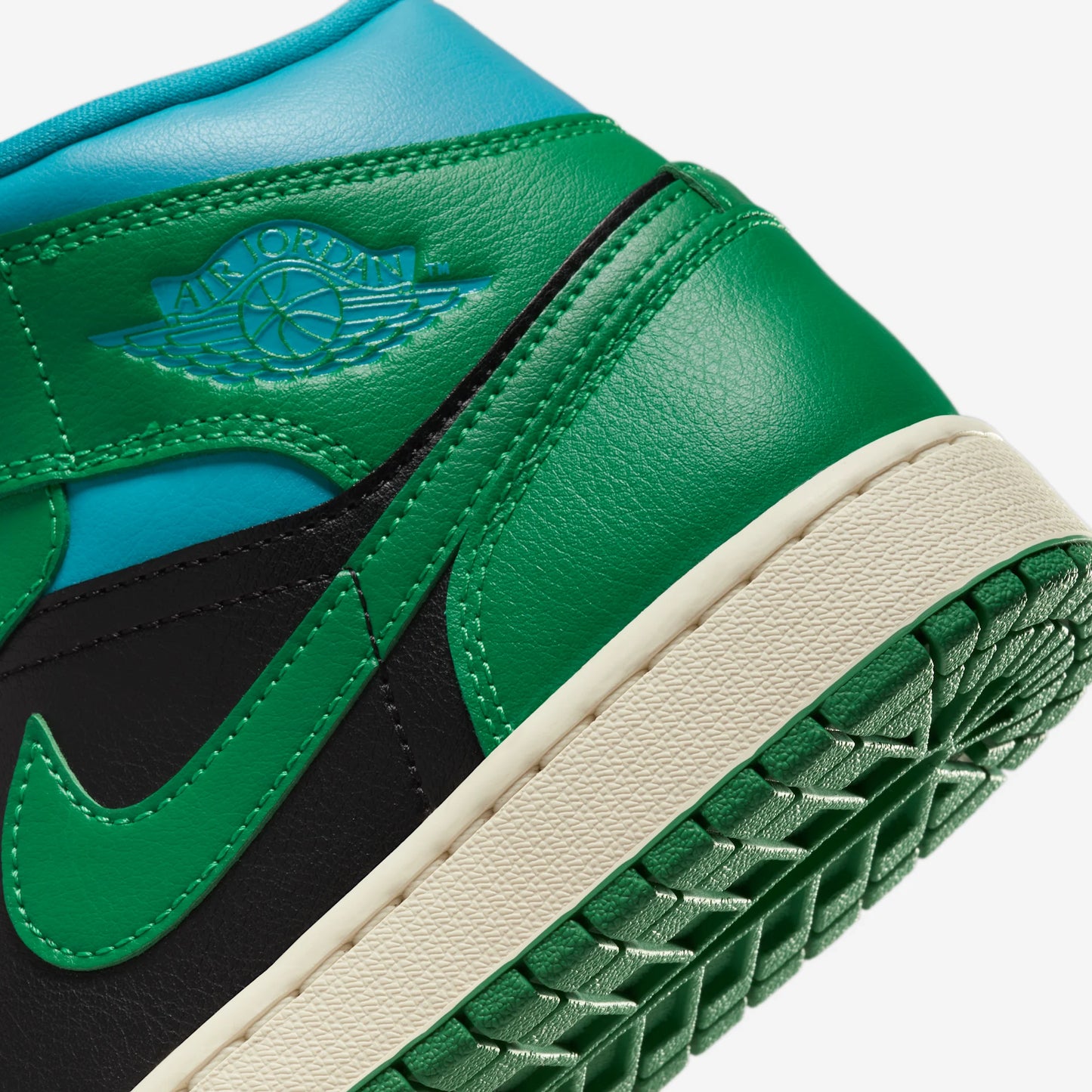 Jordan 1 Mid Lucky Green Aquatone (Women's)