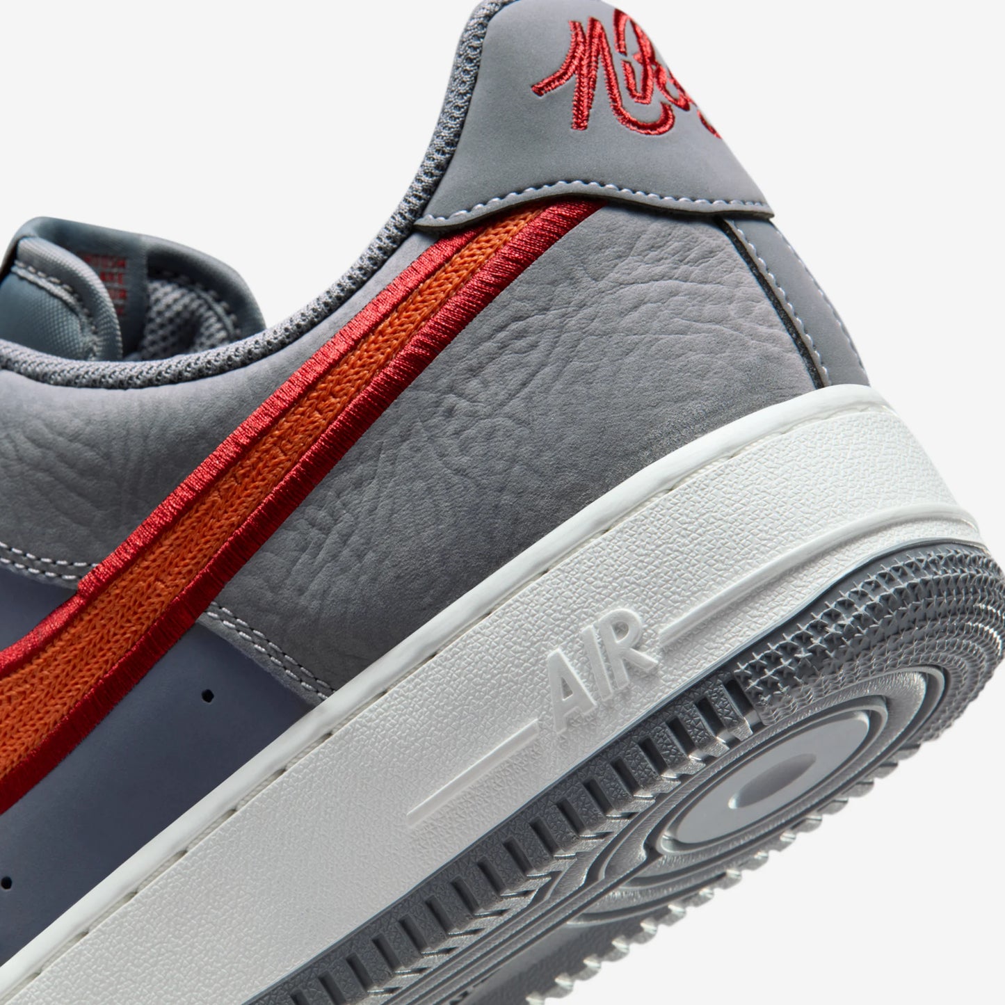 Nike Air Force 1 Low '07 LV8 Cool Grey Crimson Rust