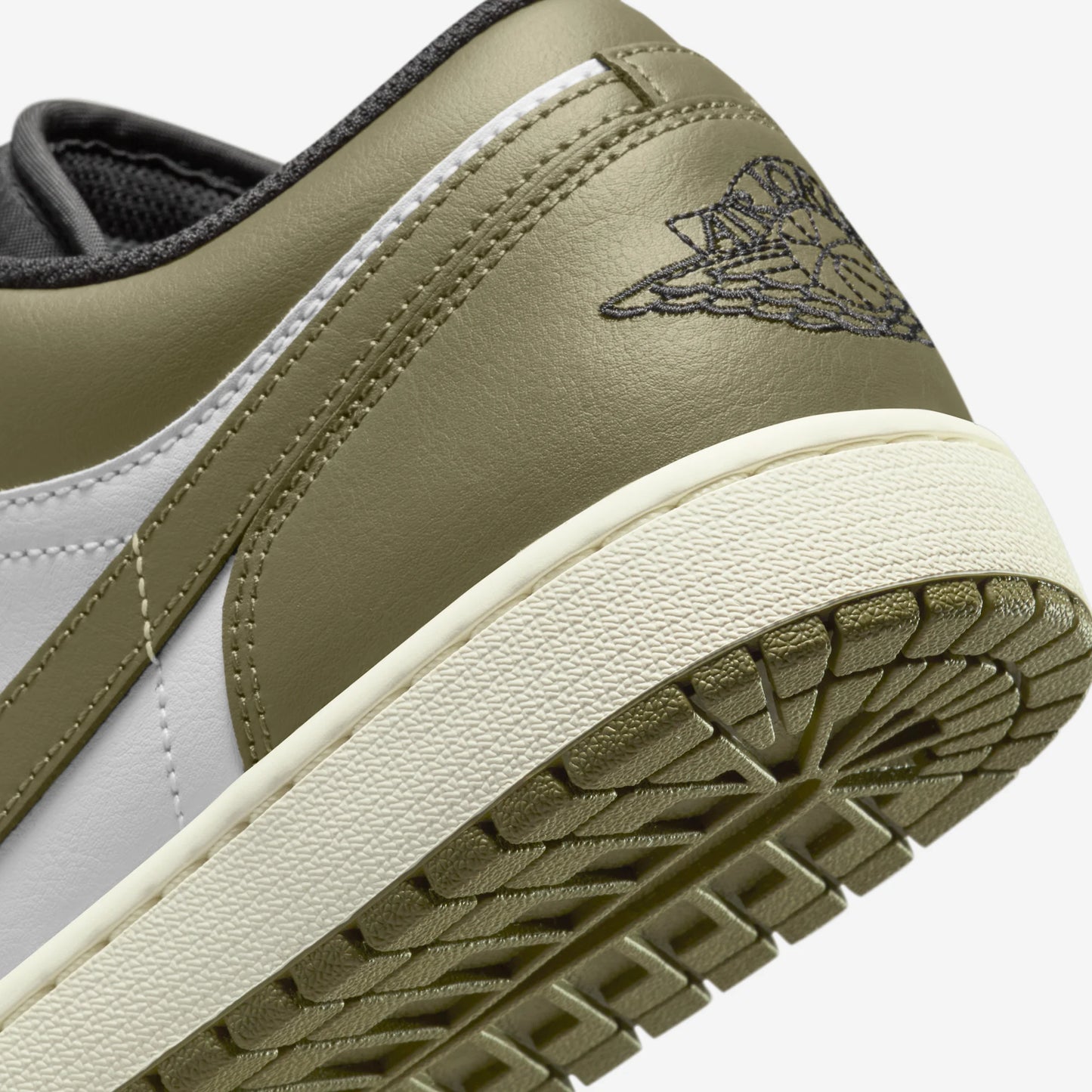 Jordan 1 Low Black Toe Medium Olive
