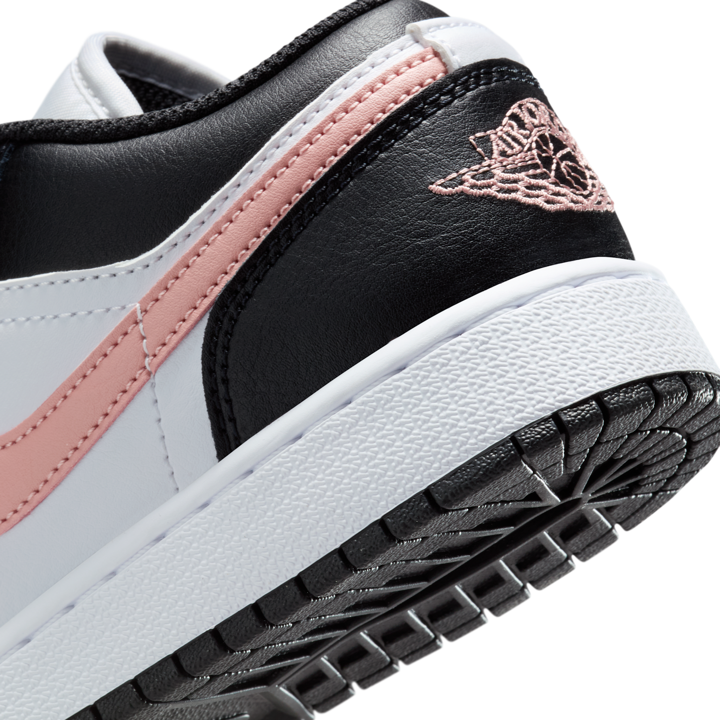 Jordan 1 Low White Black Rust Pink (GS)