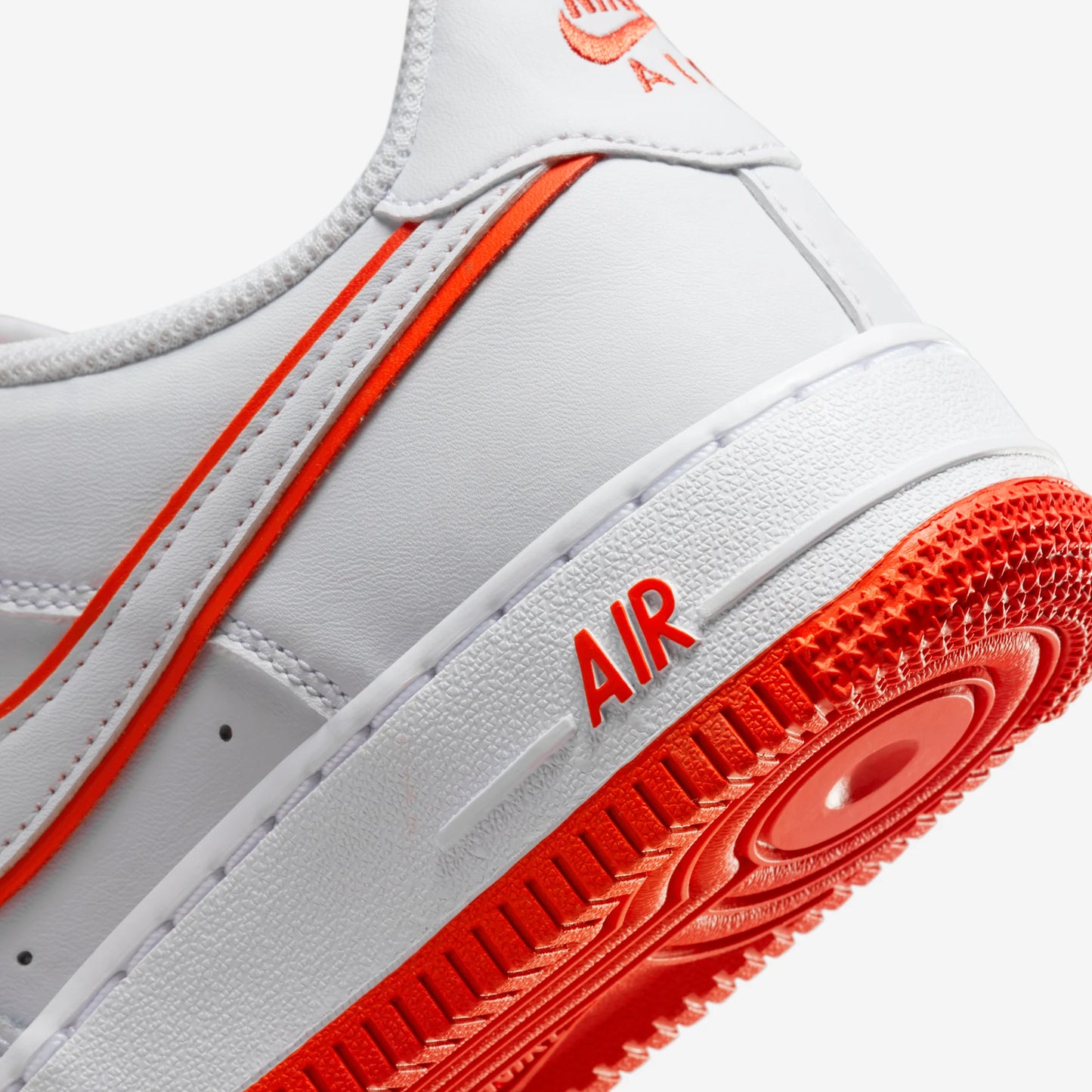 Nike Air Force 1 Low White Picante Red (GS)