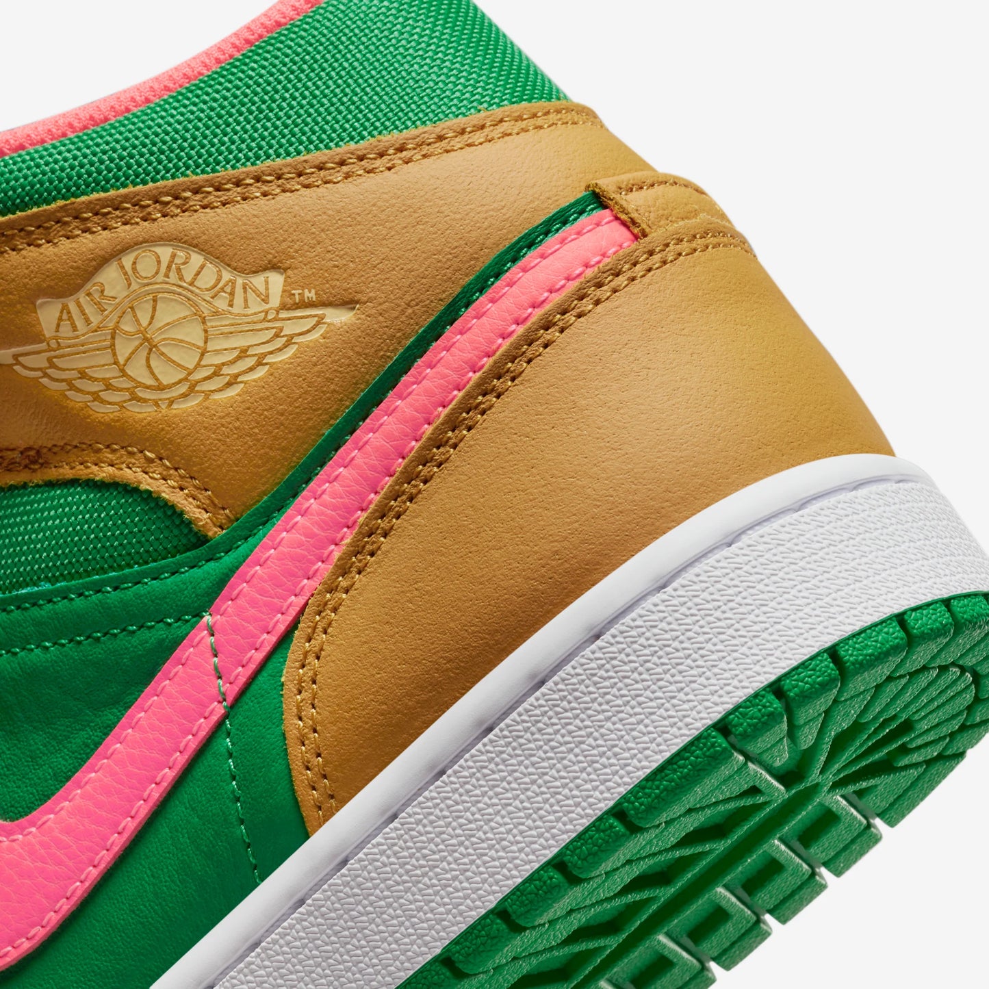 Jordan 1 Mid SE Wheat Watermelon