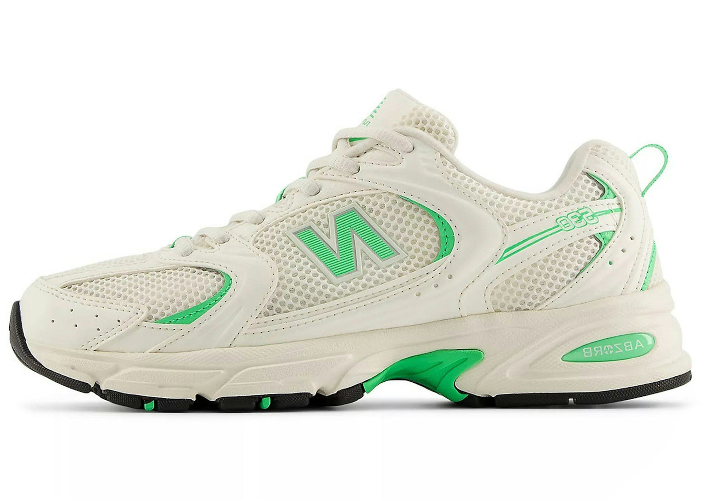 New Balance 530 Sea Salt Lime Leaf
