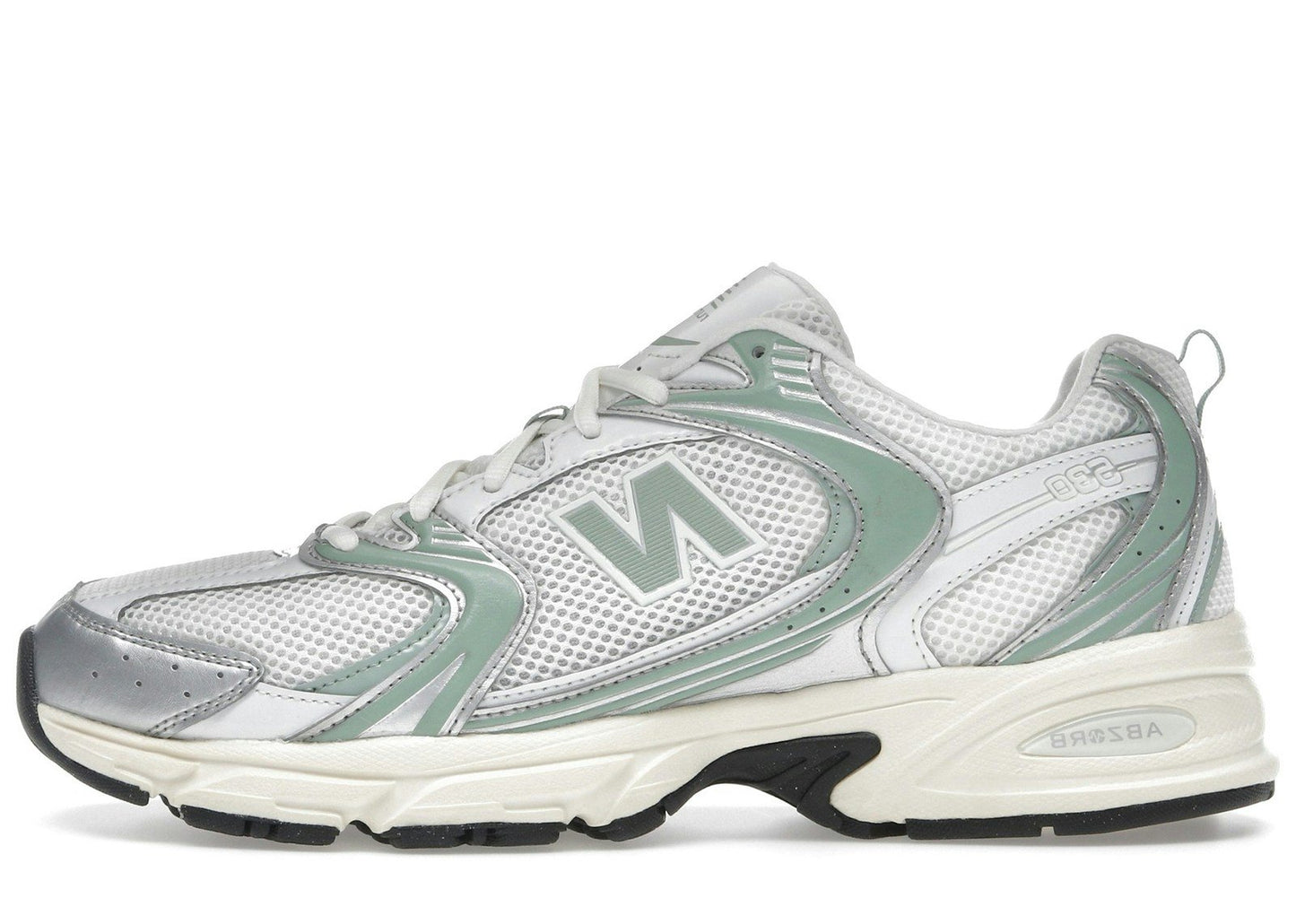 New Balance 530 Silver Metallic Mosaic Green