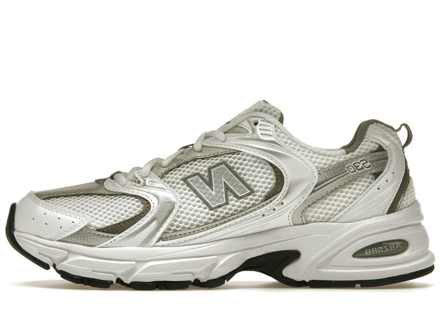 New Balance 530 White Silver Metallic
