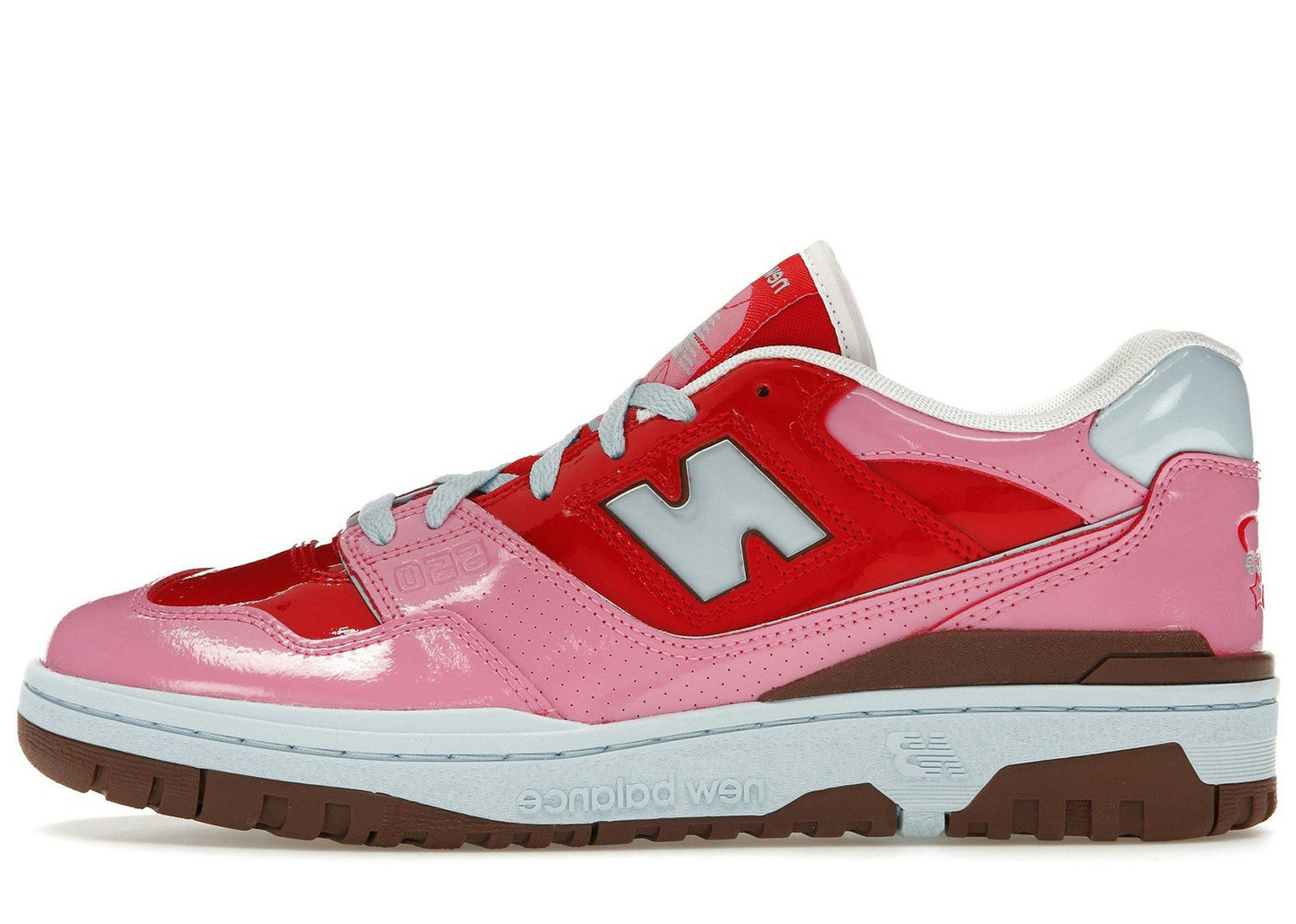 New Balance 550 Y2K Patent Leather Pack Red Pink