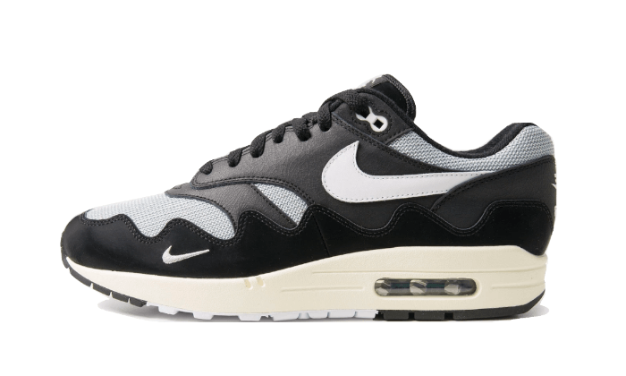 Air Max 1 Patta Black Grey (Special Box + Bracelet) (DQ0299-001) - EU 36–46 - Black | SOSUKICKS