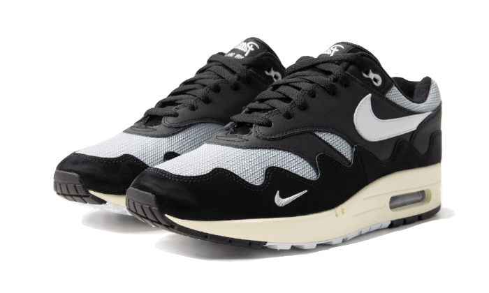 Air Max 1 Patta Black Grey (Special Box + Bracelet) (DQ0299-001) - 36.5 EU - 4.5 US - Black | SOSUKICKS