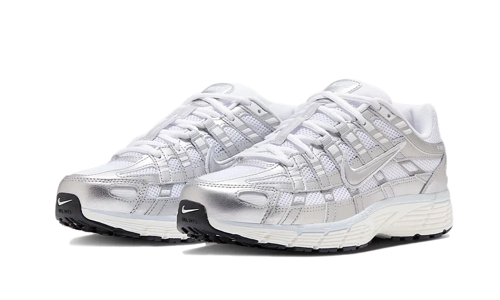 P-6000 White Metallic Silver (BV1021-106) - 36 EU - 4 US - Gray | SOSUKICKS