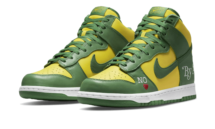 SB Dunk High Supreme By Any Means Brazil (DN3741-700) - 40.5 EU - 7.5 US - Yellow | SOSUKICKS