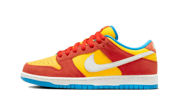 SB Dunk Low Pro Habanero Red (Bart Simpson) (BQ6817-602) - EU 36–46 - Red | SOSUKICKS