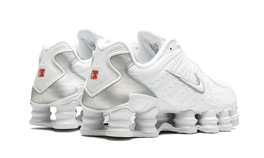 Shox TL White Metallic Silver Max Orange (AR3566-100) - 36.5 EU - 4.5 US - Orange | SOSUKICKS