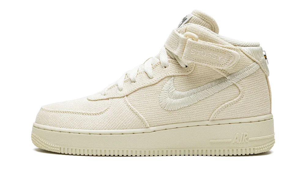 Air Force 1 Mid Stussy Fossil (DJ7841-200) - EU 36–46 - Beige | SOSUKICKS